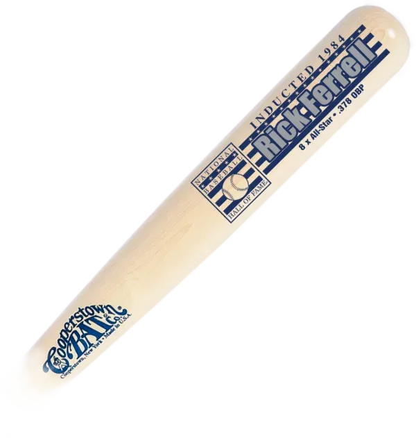 Rick Ferrell Baseball Hall of Fame Stats Bat