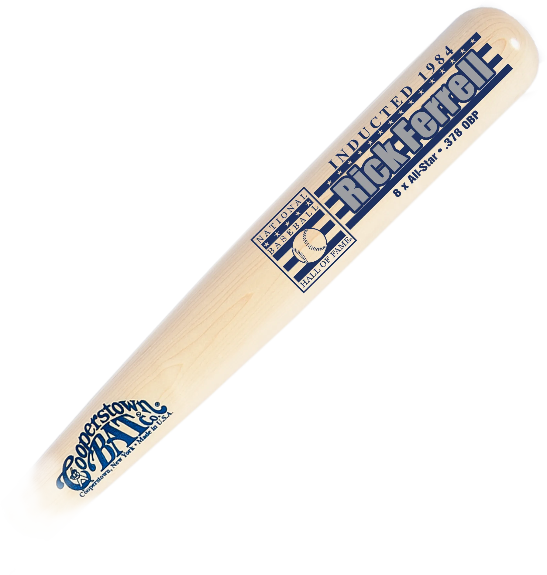Rick Ferrell Baseball Hall of Fame Stats Bat