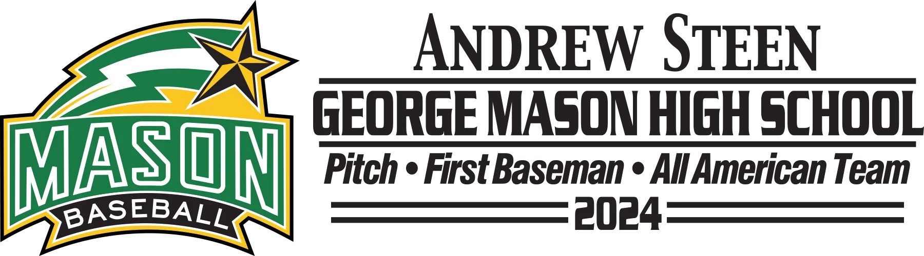 Custom engraved Coach gift - Player gift - Senior gift baseball bat with school team logo