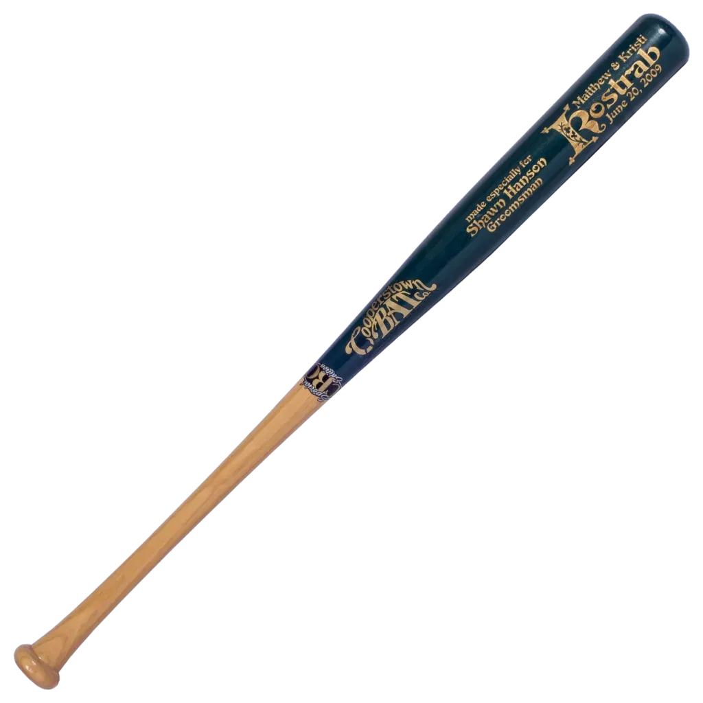 Cooperstown Bat Custom engraved wedding baseball bat for groomsman gift - Medieval Design