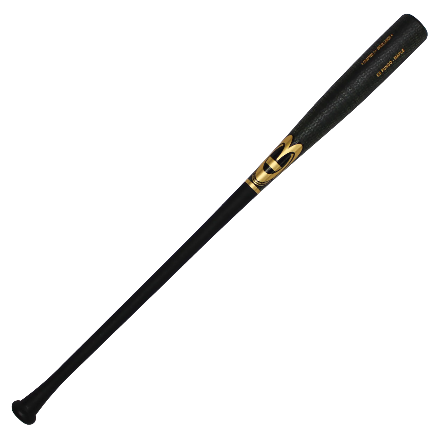 Cooperstown Bat coach fungo with custom Dragon finish in Yellow