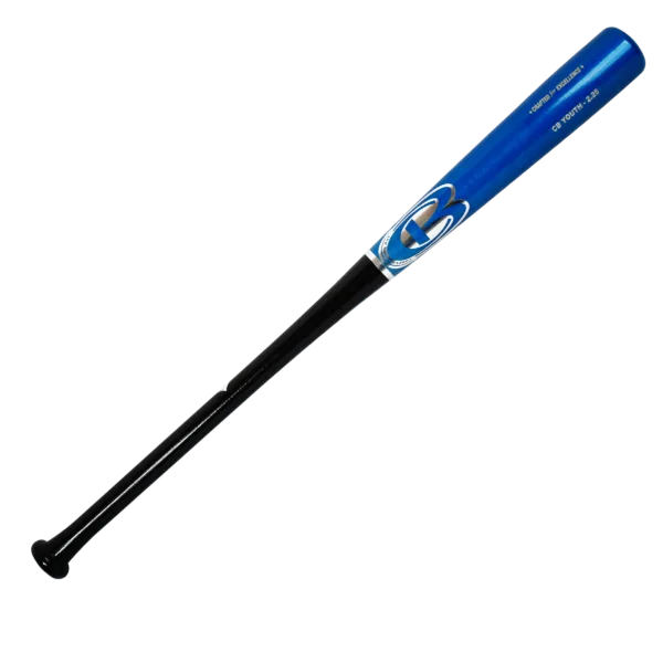 CB Youth Pro 2.25 Metallic Blue and black baseball bat