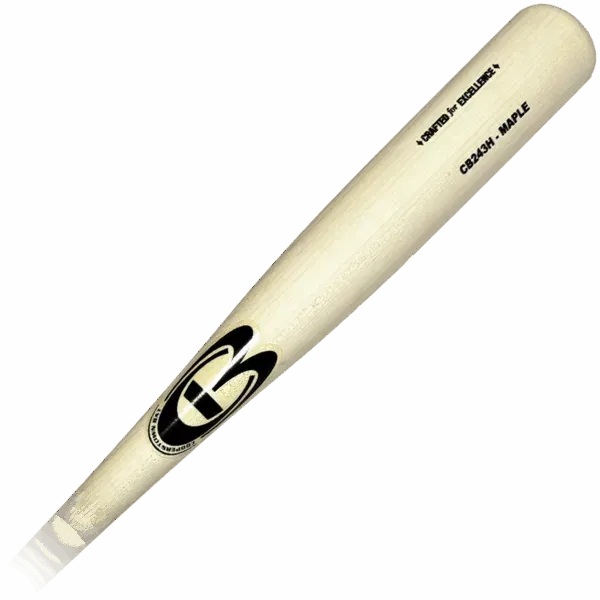 Maple wood baseball bat with logo