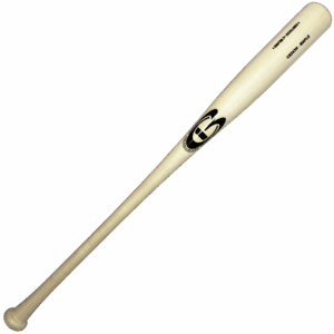 Maple wood baseball bat with logo