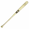 Wooden baseball bat with logo