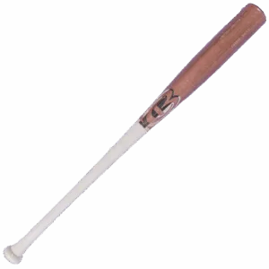 Wooden baseball bat with logo design