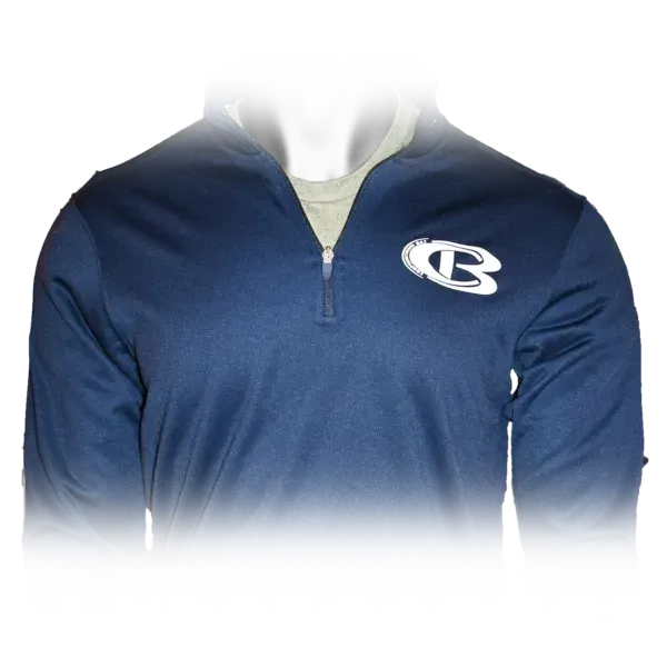 Cooperstown Bat CB 1/4 zip Performance Fleece - Cooperstown Bat