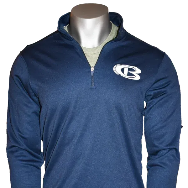 Cooperstown Bat CB 1/4 zip Performance Fleece - Cooperstown Bat