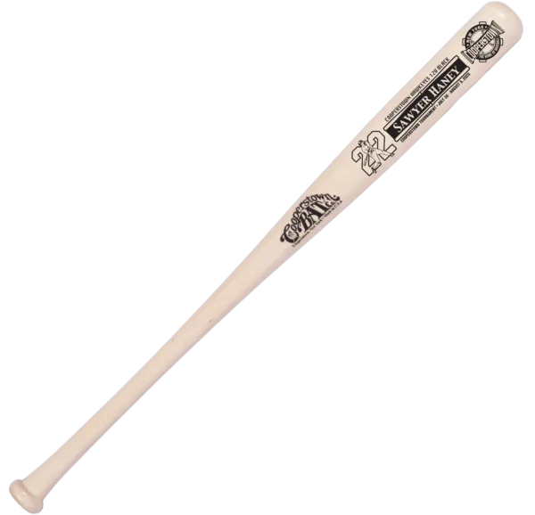 Wooden baseball bat from Cooperstown Bat Company