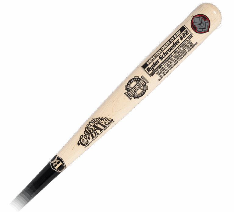 Custom Cooperstown Knights 12U engraved baseball bat