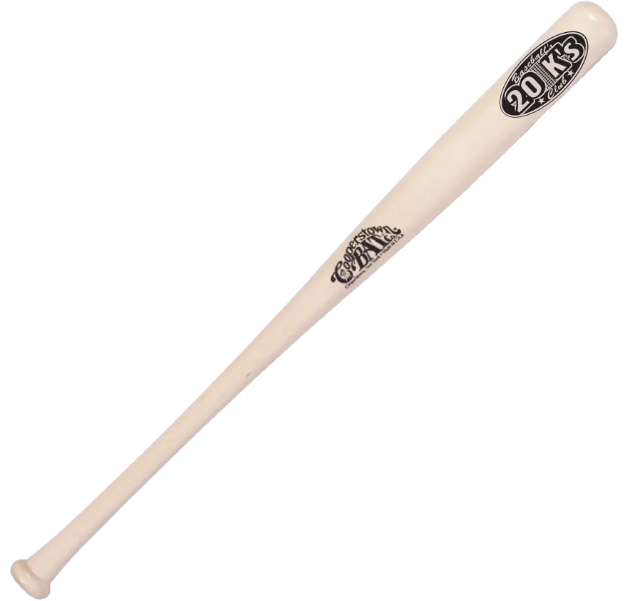 Baseball's Major League 20 Ks Pitcher's Club custom engraved bats - collect autographs