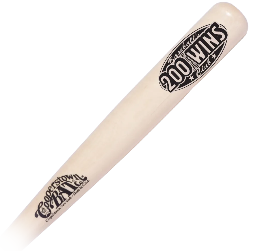 Baseball's Major League 200 Wins Pitcher's Club custom engraved bats - collect autographs