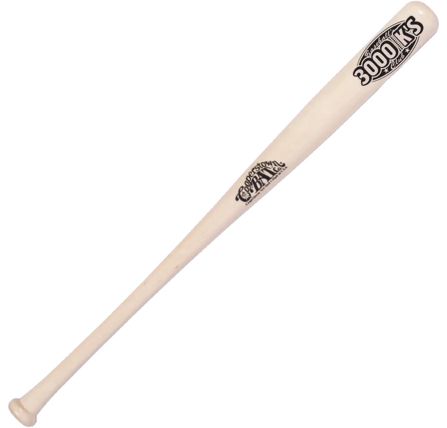Baseball's Major League 3000 Ks Pitcher's Club custom engraved bats - collect autographs