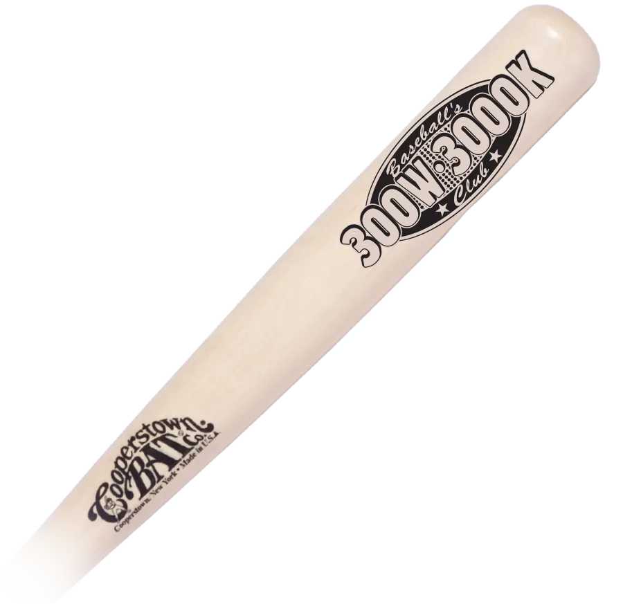 Baseball's Major League 300 wins - 3000 Ks Pitcher's Club custom engraved bats - collect autographs