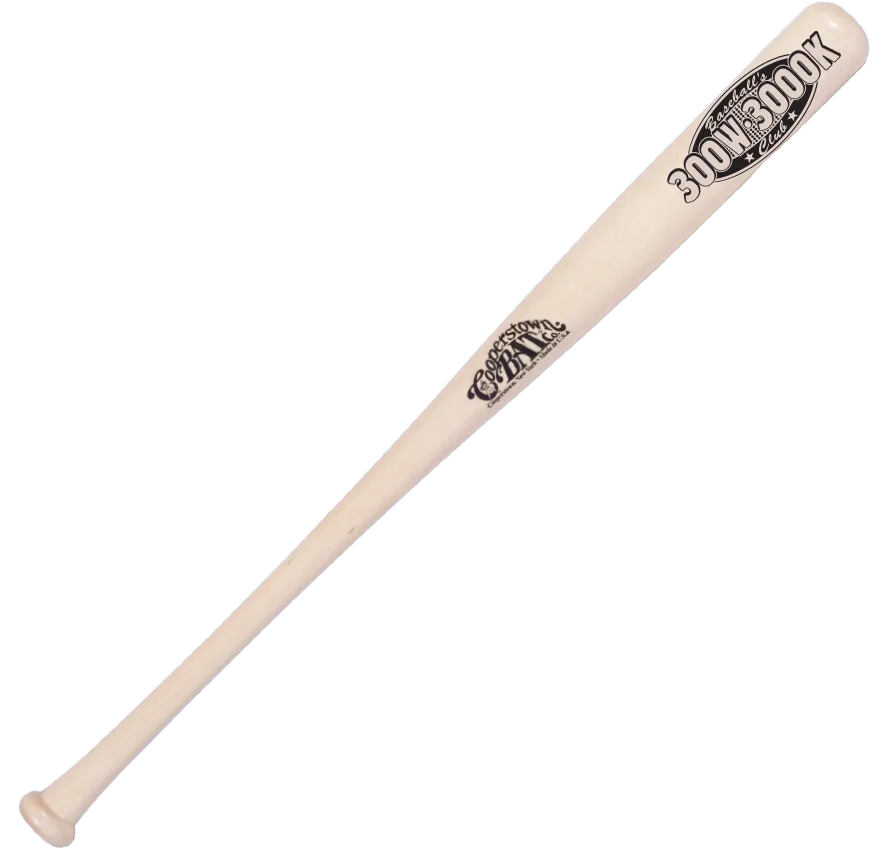 Baseball's Major League 300 wins - 3000 Ks Pitcher's Club custom engraved bats - collect autographs