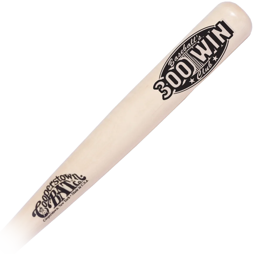 Baseball's Major League 300 Wins Pitcher's Club custom engraved bats - collect autographs