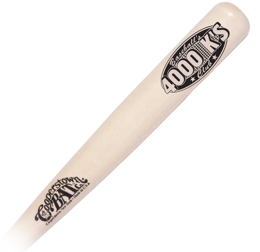 Baseball's Major League 4000 Ks Pitcher's Club custom engraved bats - collect autographs