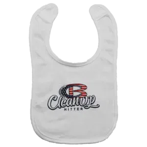 Cooperstown Bat Clean Up Hitter Baby Bib