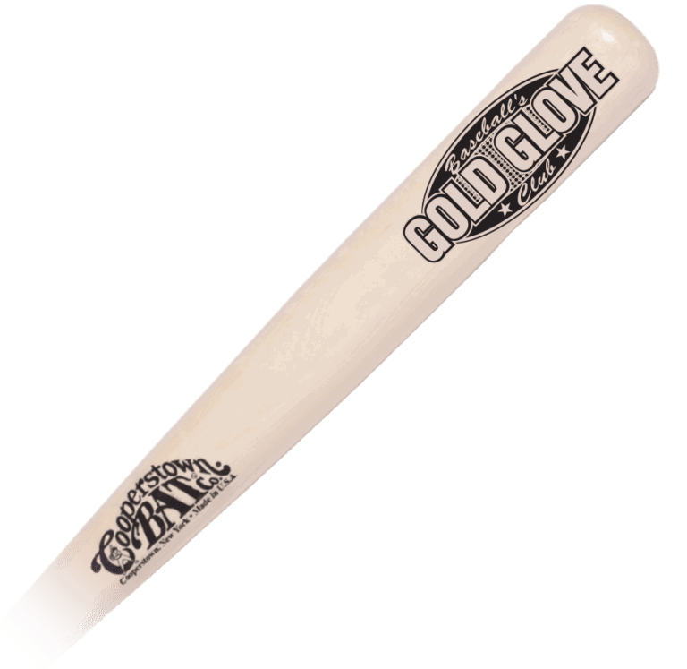 Cooperstown Bat Baseball's Gold Glove Club engraved Bat