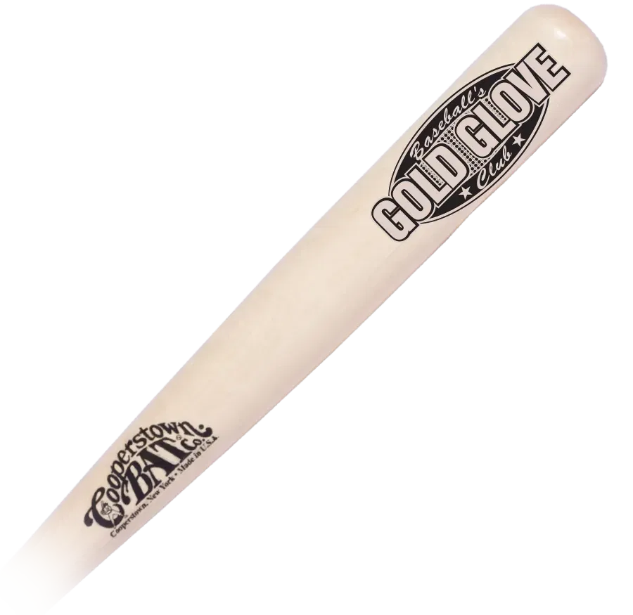 Cooperstown Bat Baseball's Gold Glove Club engraved Bat