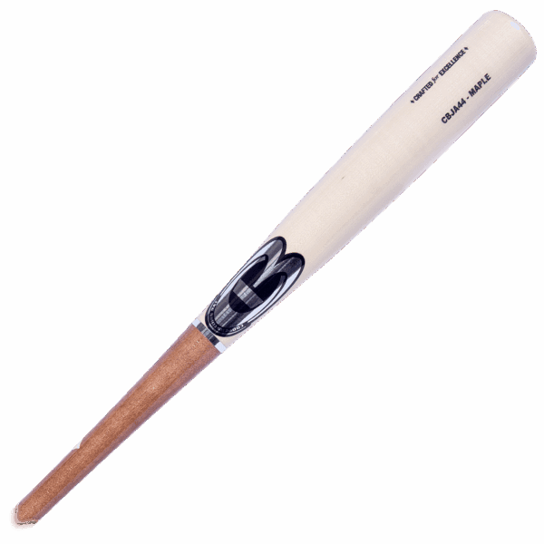 Maple wood baseball bat with black logo