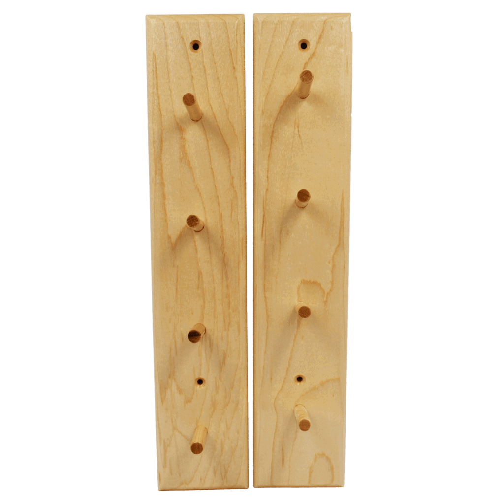 Baseball Bat Display Rack–4 Bat Peg Rack