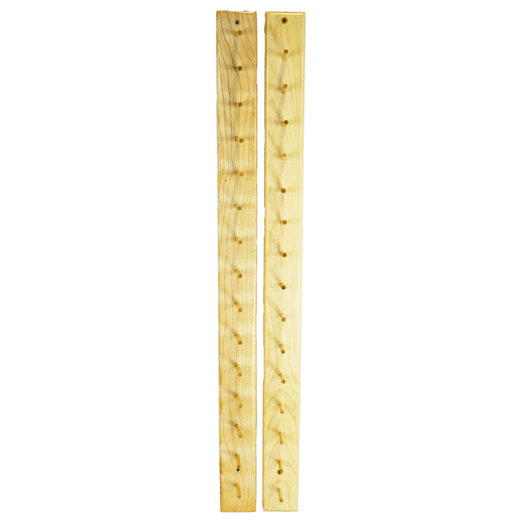 15 Bat Miniature Bat Display Rack-Peg Style