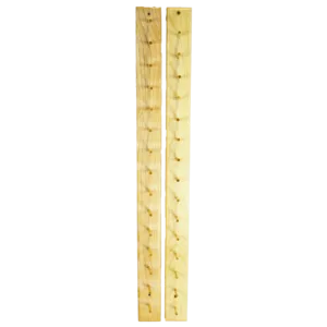 15 Bat Miniature Bat Display Rack-Peg Style