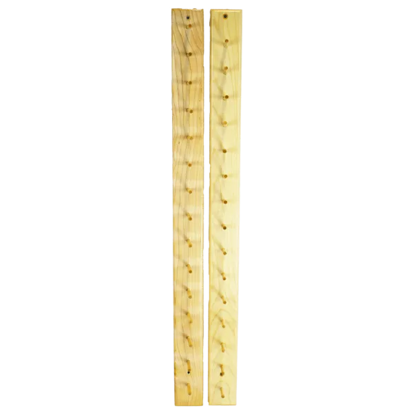 15 Bat Miniature Bat Display Rack-Peg Style