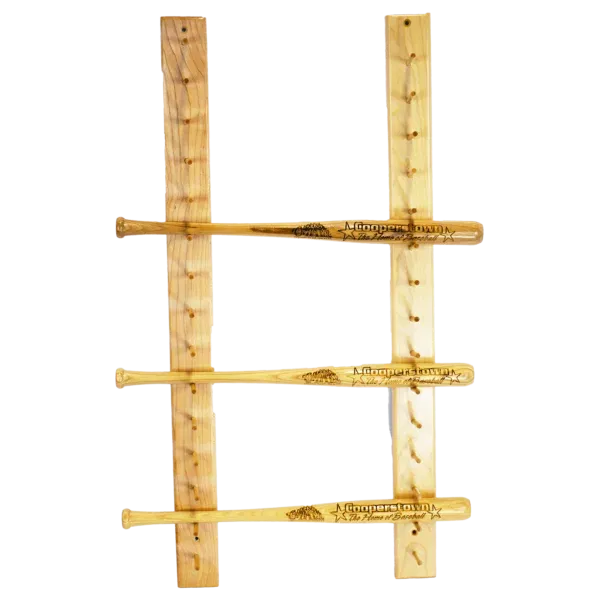 15 Bat Miniature Bat Display Rack-Peg Style