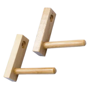 Single Baseball Bat Display Rack-Peg Style