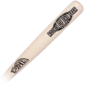 Cooperstown Bat Baseball's Rookie of the Year Club engraved Bat