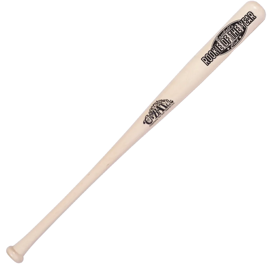 Cooperstown Bat Baseball's Rookie of the Year Club engraved Bat