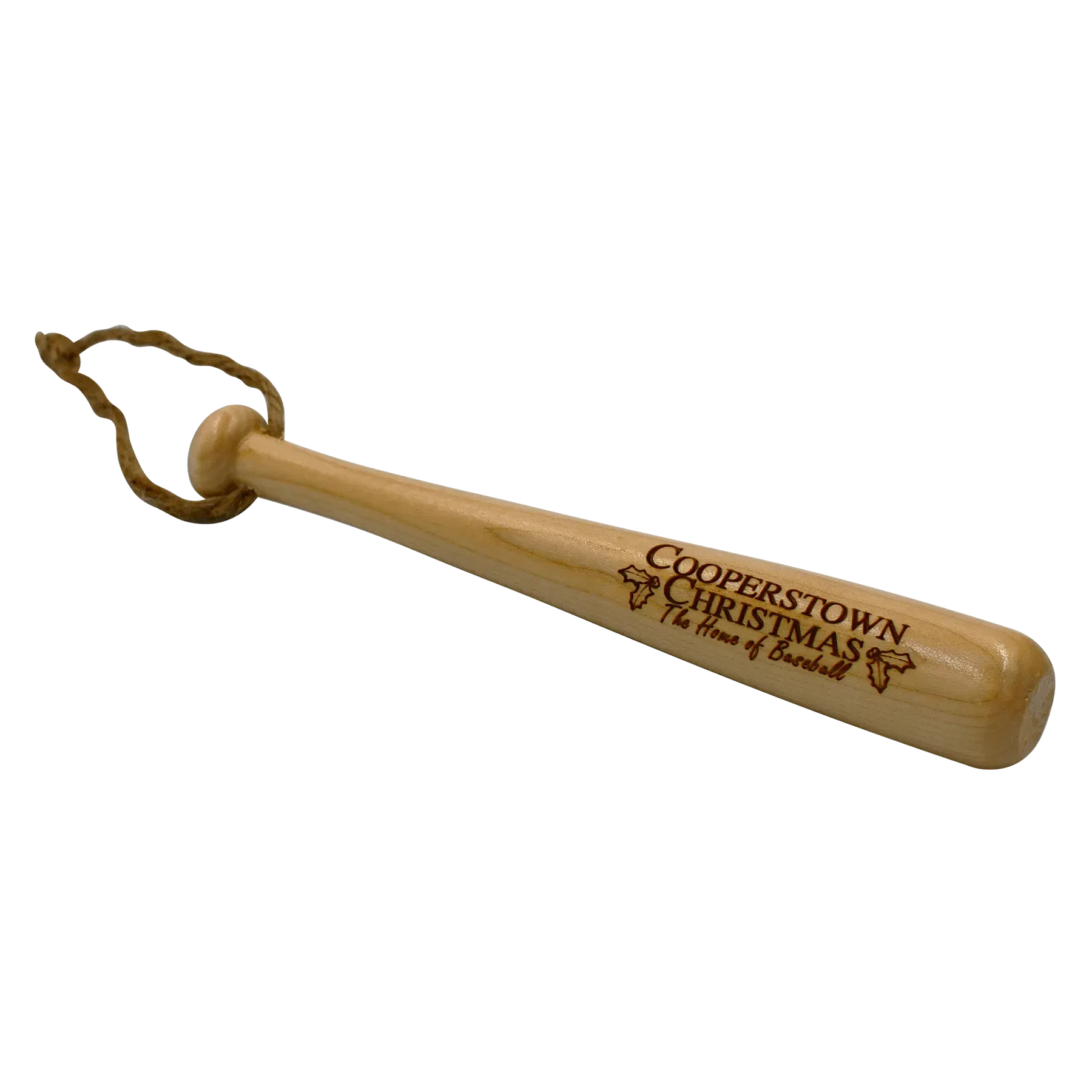 8" engraved Cooperstown Christmas ornament - personalization available