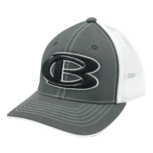 Fitted Mesh baseball cap with Cooperstown Bat CB logo.