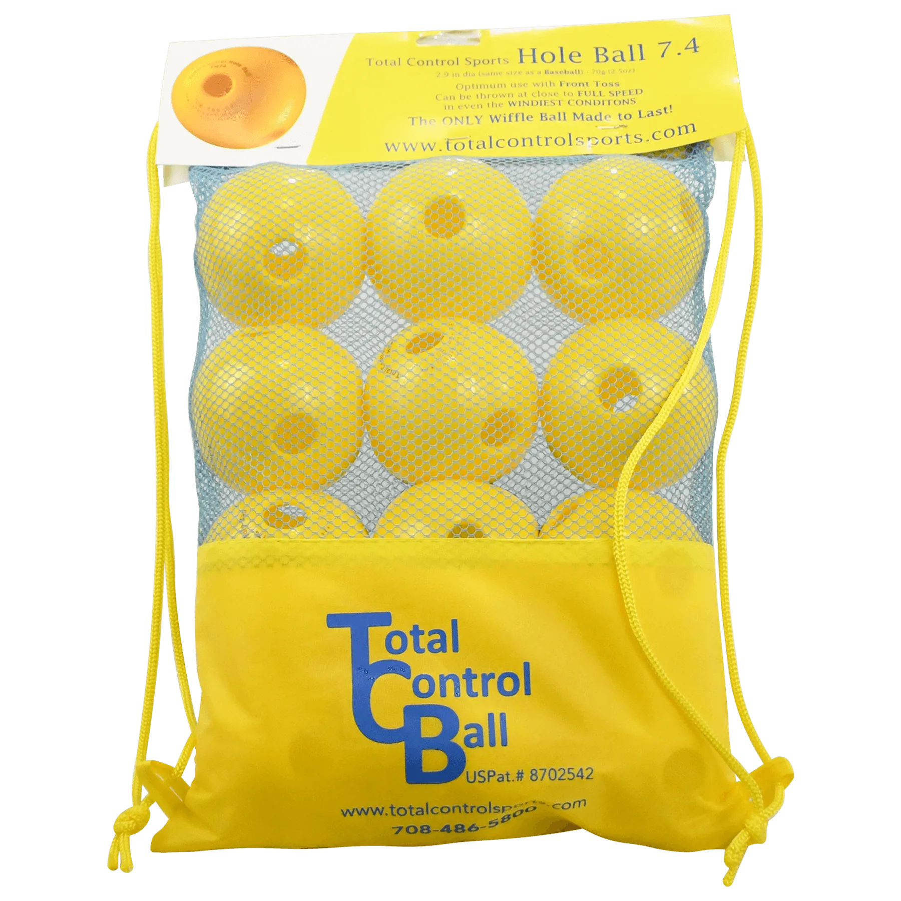 12-ball pack of Total Control 7.4 Hole Balls