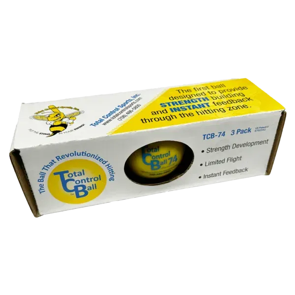 Total Control Ball TCB-74 training 3-pack box.