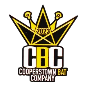 Cooperstown Bat Company 2023 logo with crown