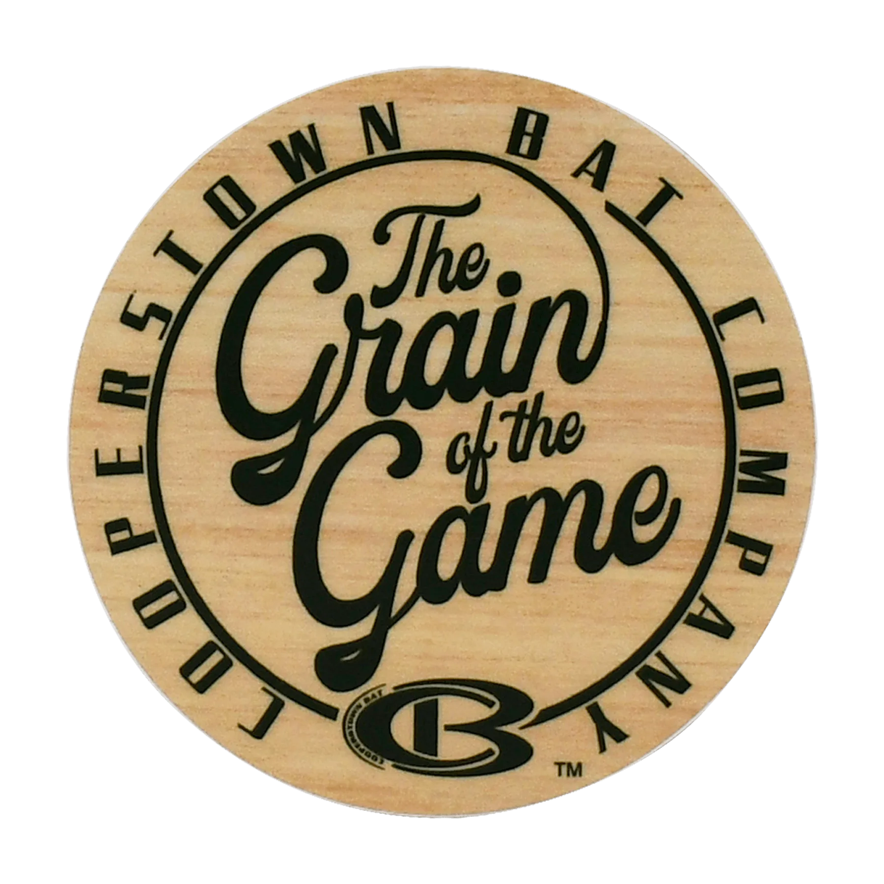 Cooperstown Bat Grain of the Game™ Sticker