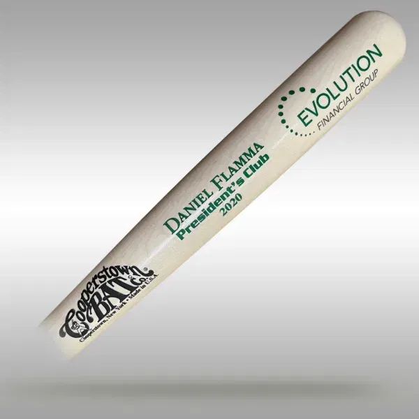 34" Personalized Corporate Award Bat - 3 lines + logo - Image 7