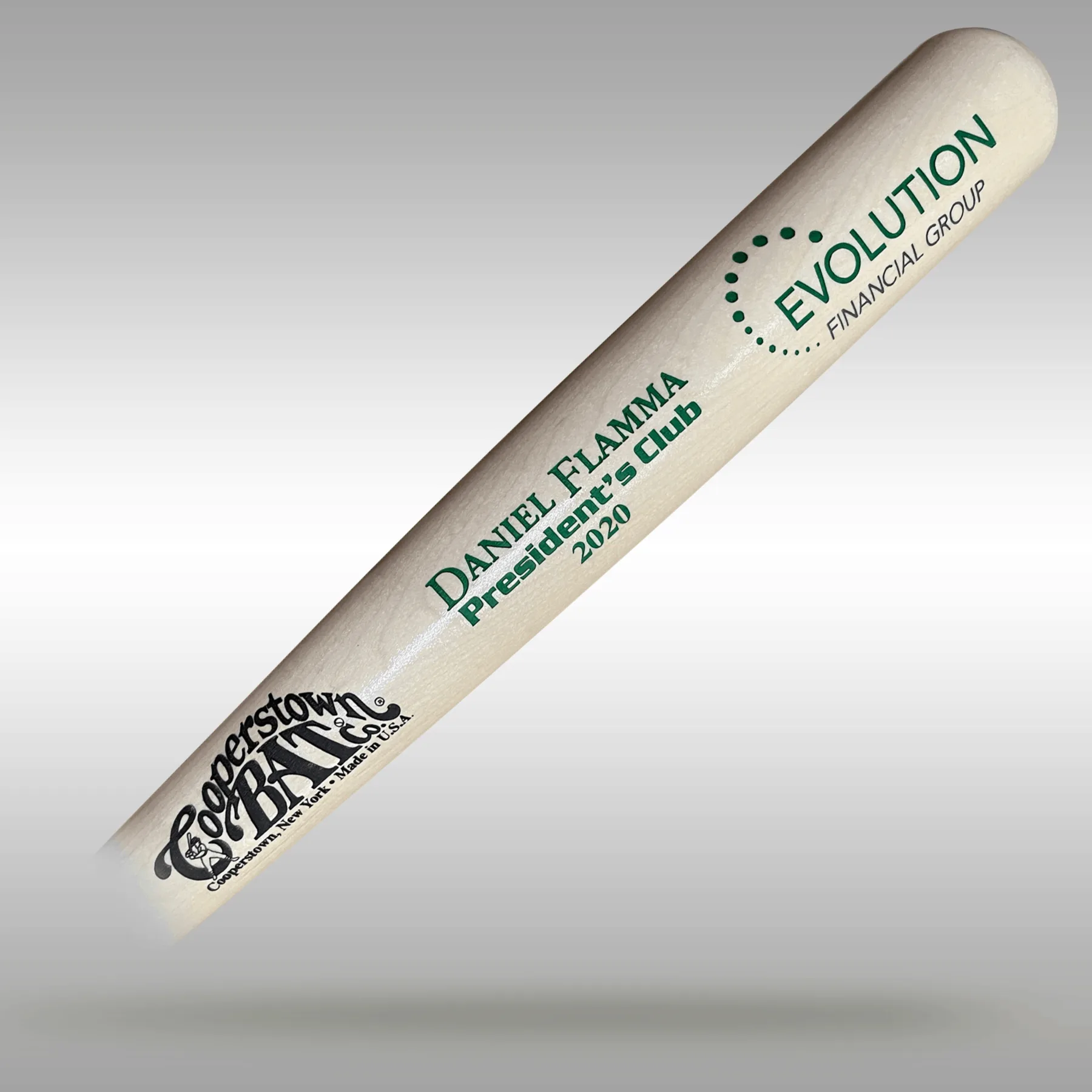 34" Personalized Corporate Award Bat - 3 lines + logo - Image 7