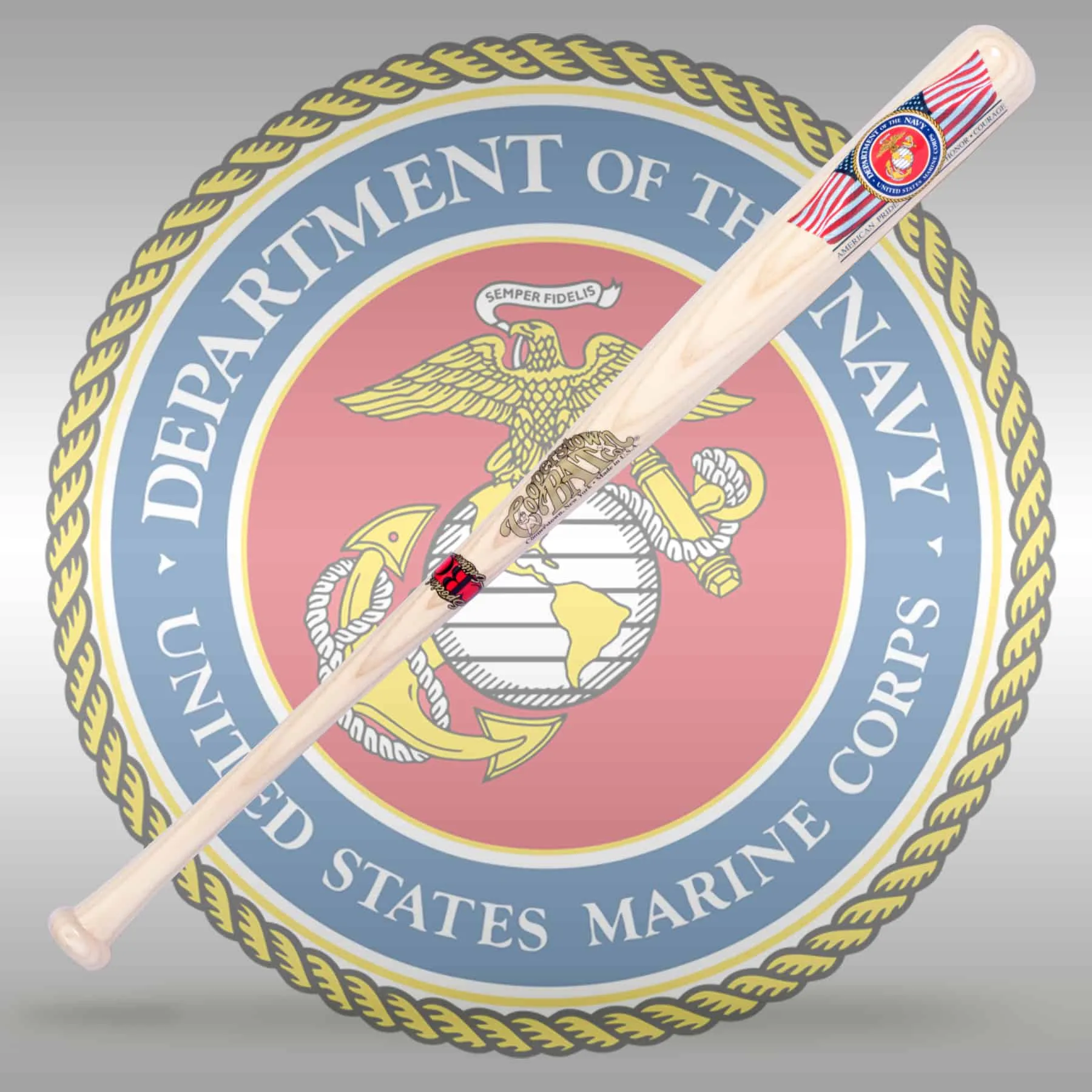 Marines Logo Gift and Award Personalized Bats - Image 6