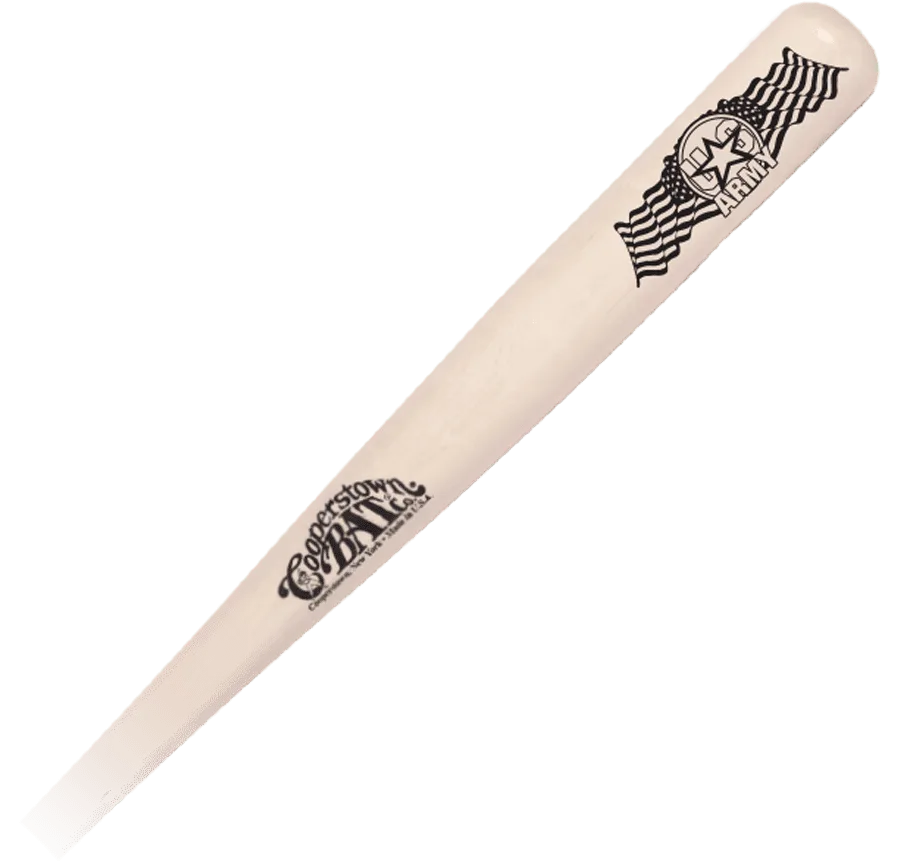 Cooperstown Bat custom engraved Army military bat for personalization