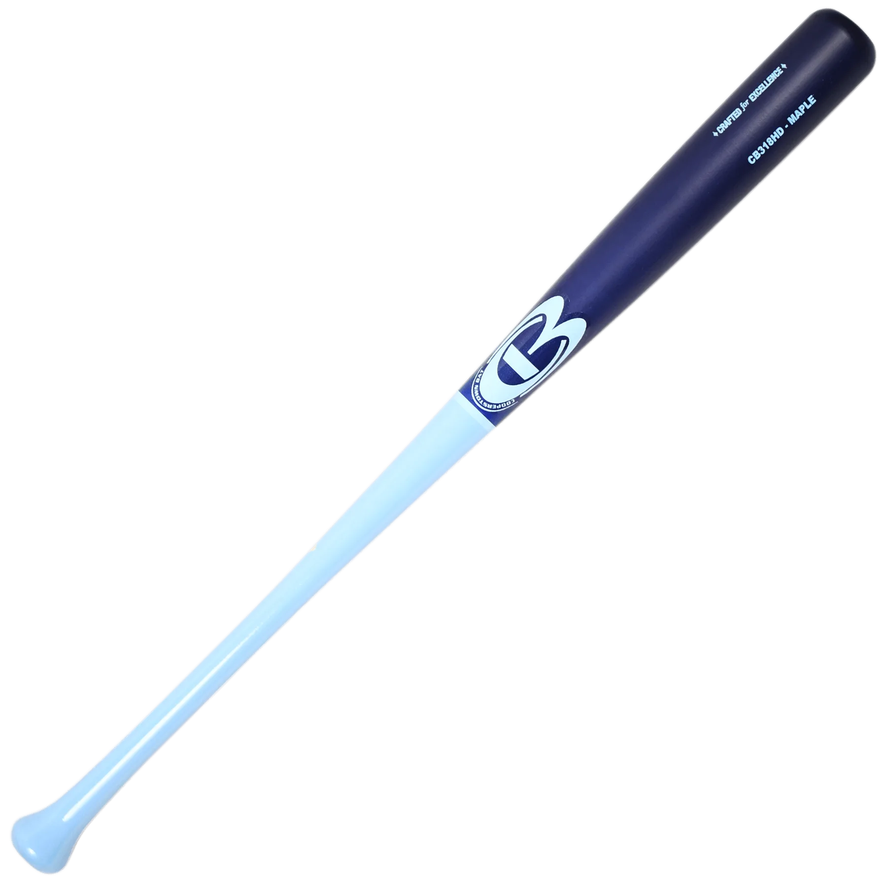 Baseball bat on white background.