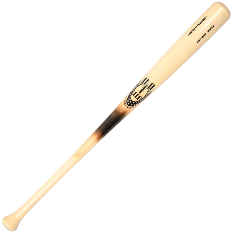 Batte De Baseball G2G Gap To Gap Bat Co. - Bois Massif 33" Marron, 30oz - Modèle Pro Big Stick Personnalisé Adulte