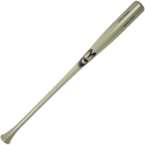 Wooden baseball bat with logo