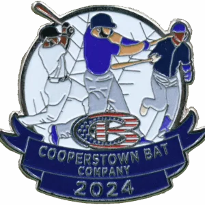 Cooperstown Bat Company 2024 baseball pin with players