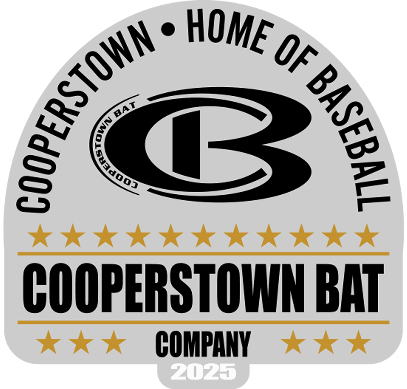 Cooperstown Bat Company logo, established 2025.