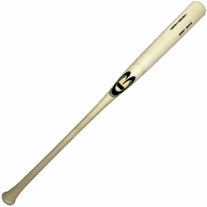 Wooden baseball bat with logo design