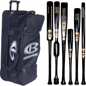 Cooperstown Bat baseball bag and bats collection